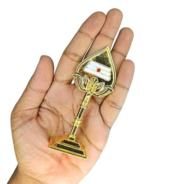 Lord Murugan om Gold Vel | vel with Stand om Murugan Vel - Image 2