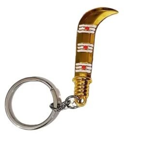 Knife Keychain for metal gold | Aruva keychain metal