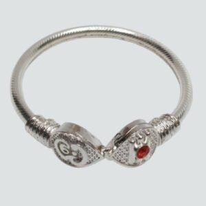 Vel & OM Metal Silver color Bracelet/kappu/kadda