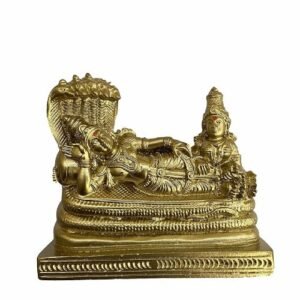 RS Sri Renganatha Perumal Sridevi Swamy Polystone Statue