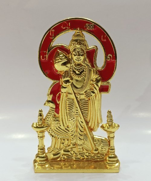 God murugan with om saravana bhava idol